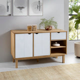 vidaXL Dressoir OTTA 114x43x73,5 cm massief grenenhout