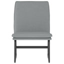 vidaXL Loungestoel 52x75x76 cm stof lichtgrijs
