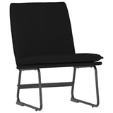 vidaXL Loungestoel 52x75x76 cm stof lichtgrijs