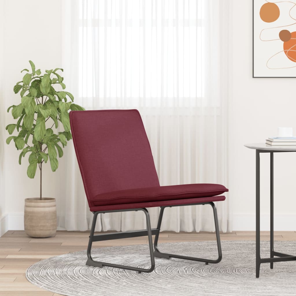 vidaXL Loungestoel 52x75x76 cm stof lichtgrijs