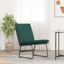 vidaXL Loungestoel 52x75x76 cm stof lichtgrijs
