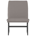 vidaXL Loungestoel 52x75x76 cm stof lichtgrijs