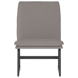 vidaXL Loungestoel 52x75x76 cm stof lichtgrijs