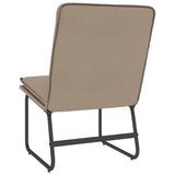 vidaXL Loungestoel 54x75x76 cm kunstleer zwart