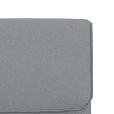 vidaXL Loungestoel 55x64x80 cm stof lichtgrijs