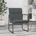 vidaXL Loungestoel 55x64x80 cm stof lichtgrijs