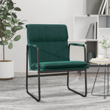 vidaXL Loungestoel 55x64x80 cm stof lichtgrijs