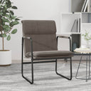 vidaXL Loungestoel 55x64x80 cm stof lichtgrijs