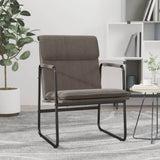 vidaXL Loungestoel 55x64x80 cm stof lichtgrijs