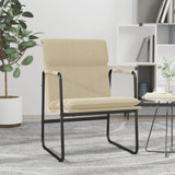 vidaXL Loungestoel 55x64x80 cm stof lichtgrijs