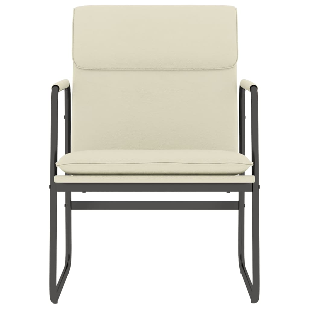vidaXL Lounge chair 55x64x80 cm faux leather black
