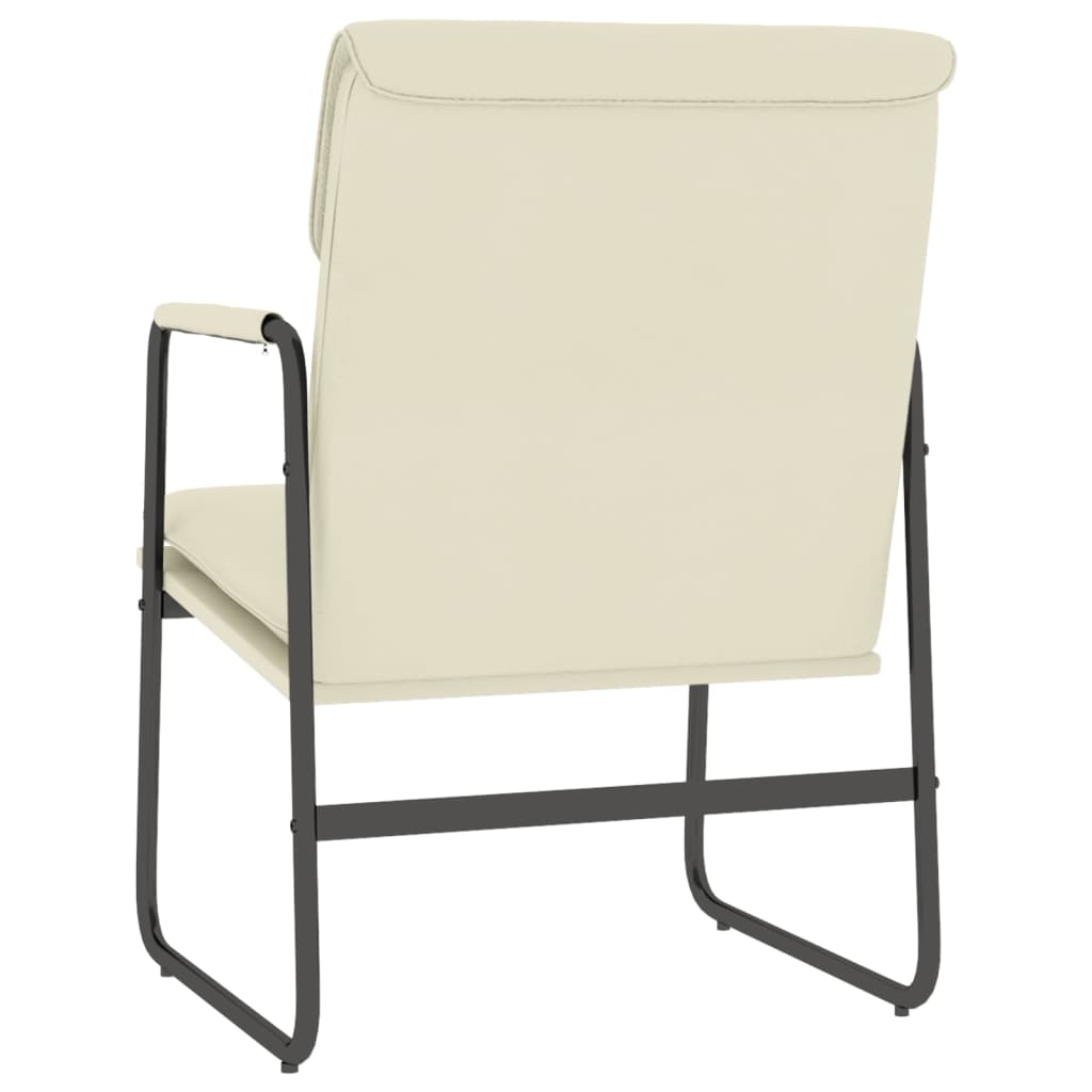 vidaXL Lounge chair 55x64x80 cm faux leather black