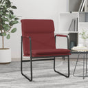 vidaXL Lounge chair 55x64x80 cm faux leather black