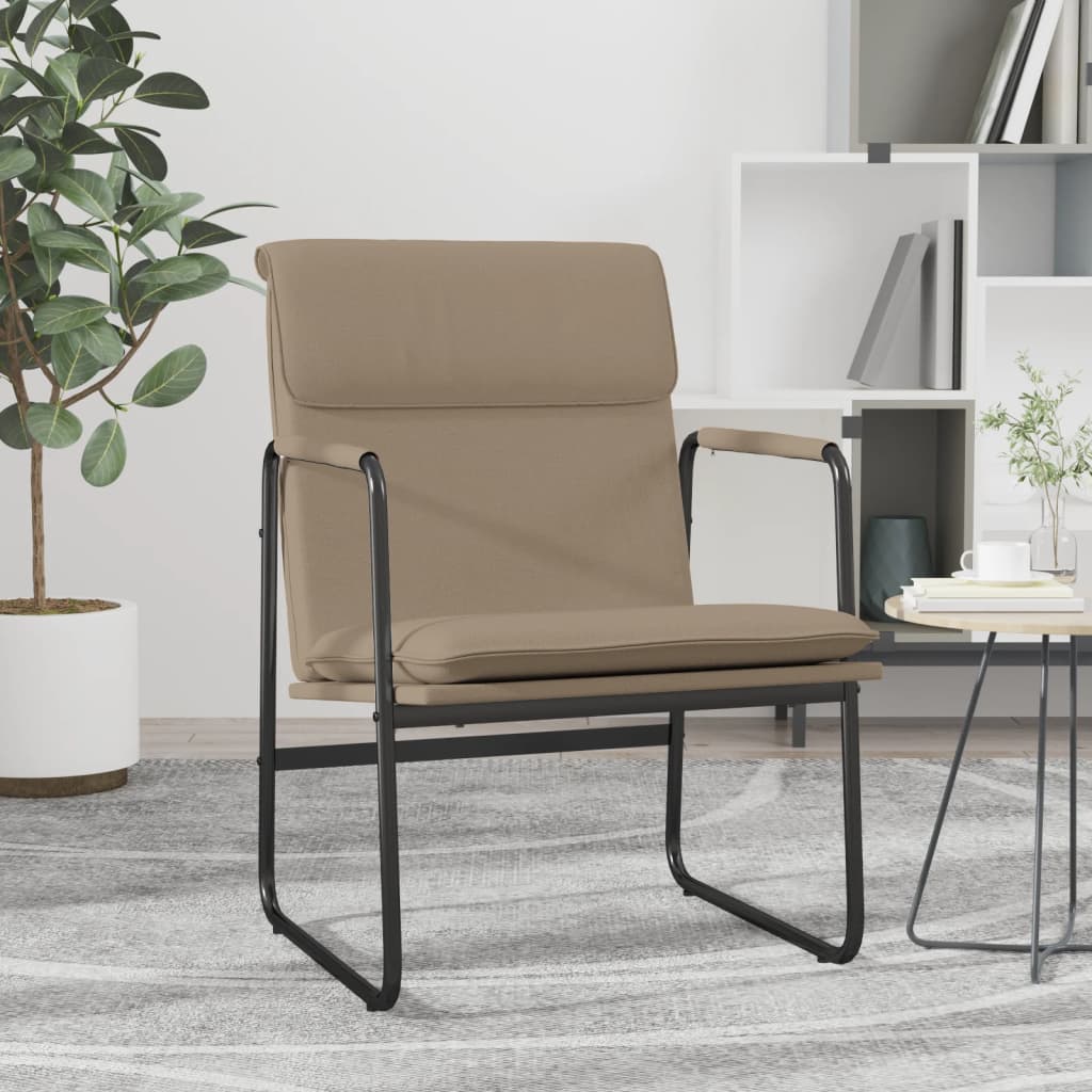 vidaXL Lounge chair 55x64x80 cm faux leather black