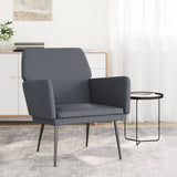 vidaXL Fauteuil 62x79x79 cm fluweel lichtgrijs