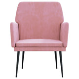 vidaXL Fauteuil 62x79x79 cm fluweel lichtgrijs