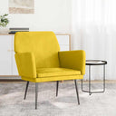 vidaXL Fauteuil 62x79x79 cm fluweel lichtgrijs