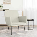 vidaXL Fauteuil 62x79x79 cm fluweel lichtgrijs