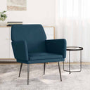 vidaXL Fauteuil 62x79x79 cm fluweel lichtgrijs