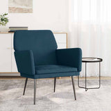 vidaXL Fauteuil 62x79x79 cm fluweel lichtgrijs