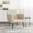 vidaXL Fauteuil 61x78x80 cm kunstleer zwart