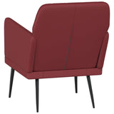 vidaXL Fauteuil 61x78x80 cm kunstleer zwart