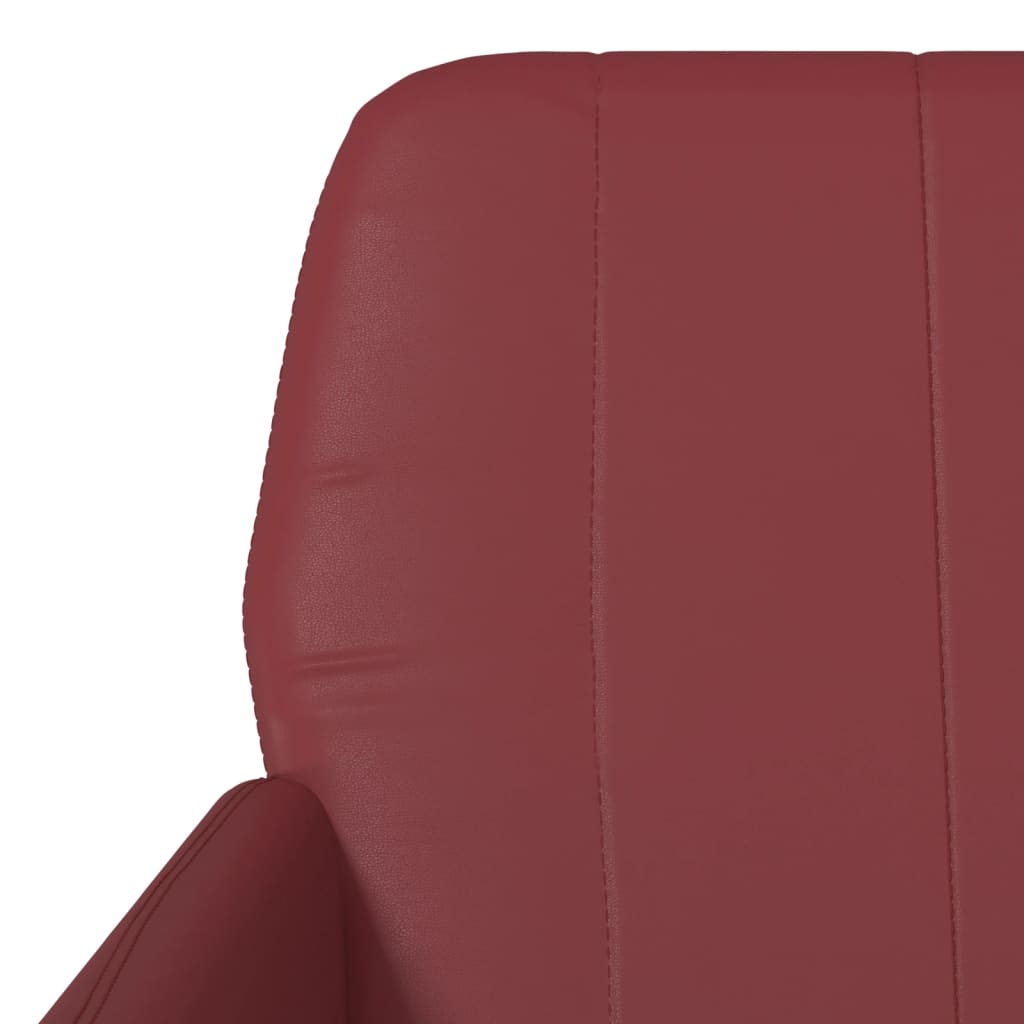 vidaXL Fauteuil 61x78x80 cm kunstleer zwart