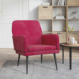 vidaXL Fauteuil 62x79x79 cm fluweel lichtgrijs