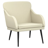 vidaXL Fauteuil 63x76x80 cm kunstleer zwart