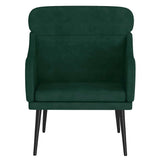 vidaXL Fauteuil 63x76x80 cm fluweel lichtgrijs