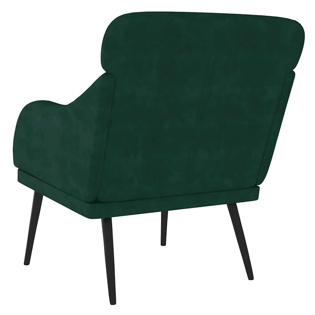 vidaXL Fauteuil 63x76x80 cm fluweel lichtgrijs