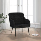 vidaXL Fauteuil 63x76x80 cm fluweel lichtgrijs