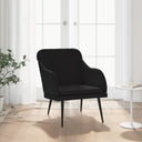 vidaXL Fauteuil 63x76x80 cm fluweel lichtgrijs