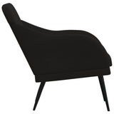 vidaXL Fauteuil 63x76x80 cm fluweel lichtgrijs