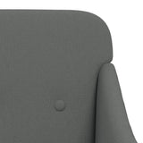 vidaXL Fauteuil 63x76x80 cm stof lichtgrijs