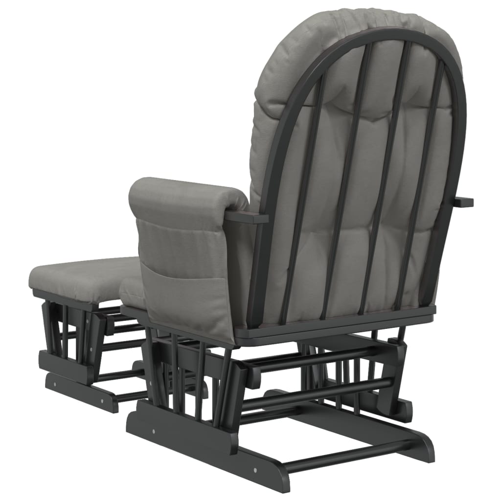 vidaXL Recliner with Footstool Fabric Light Pink