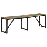 vidaXL Bankje 110x35x45 cm massief gerecycled hout