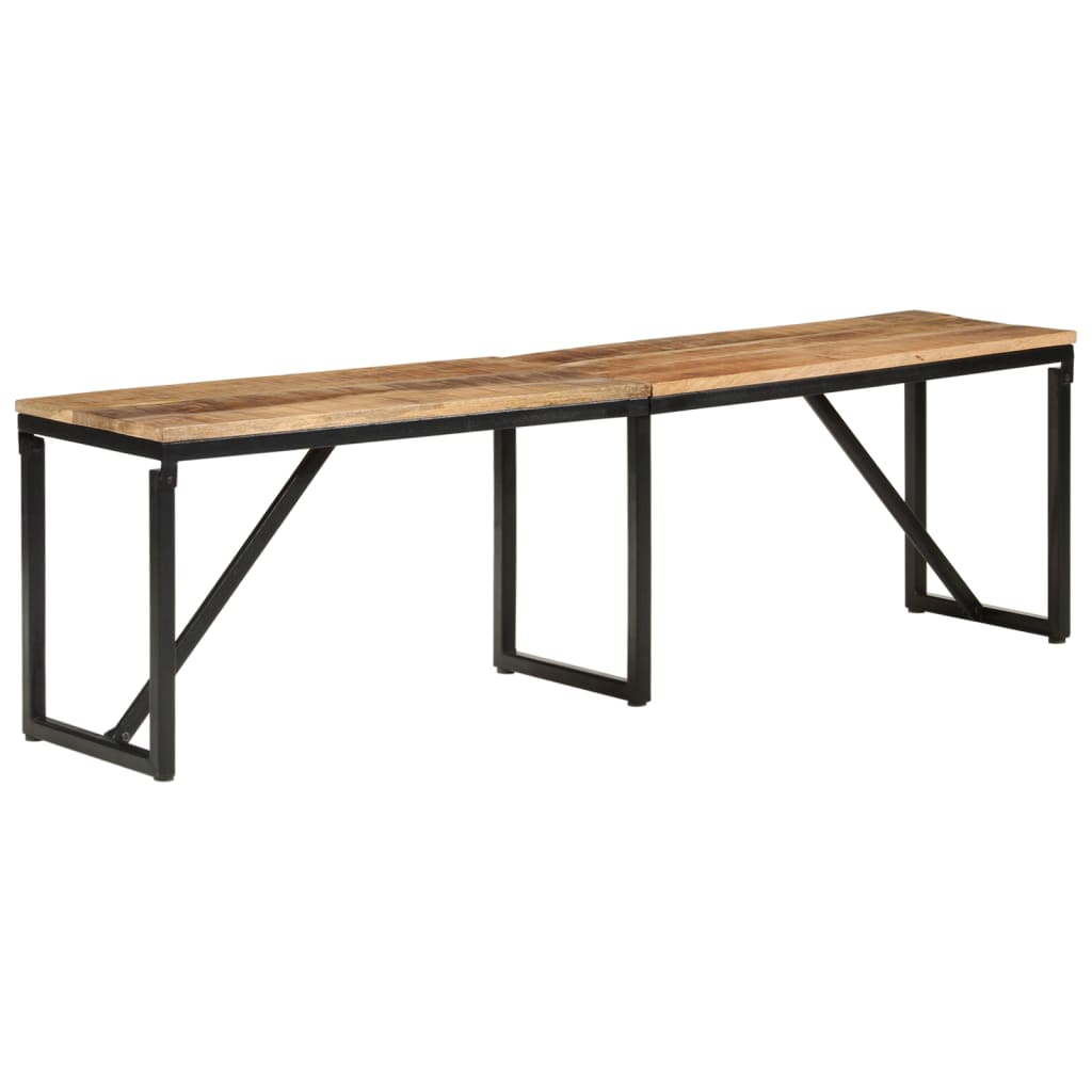 vidaXL Bankje 110x35x45 cm massief gerecycled hout