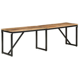 vidaXL Bankje 110x35x45 cm massief gerecycled hout