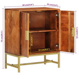 vidaXL Dressoir 60x35x75 cm massief mangohout