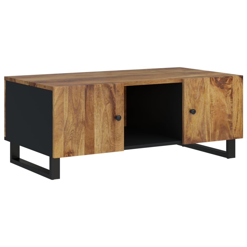 vidaXL Coffee Table 100x54x40 cm Solid Mango Wood and Engineered Wood