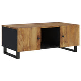 vidaXL Coffee Table 100x54x40 cm Solid Mango Wood and Engineered Wood