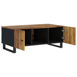 vidaXL Coffee Table 100x54x40 cm Solid Mango Wood and Engineered Wood