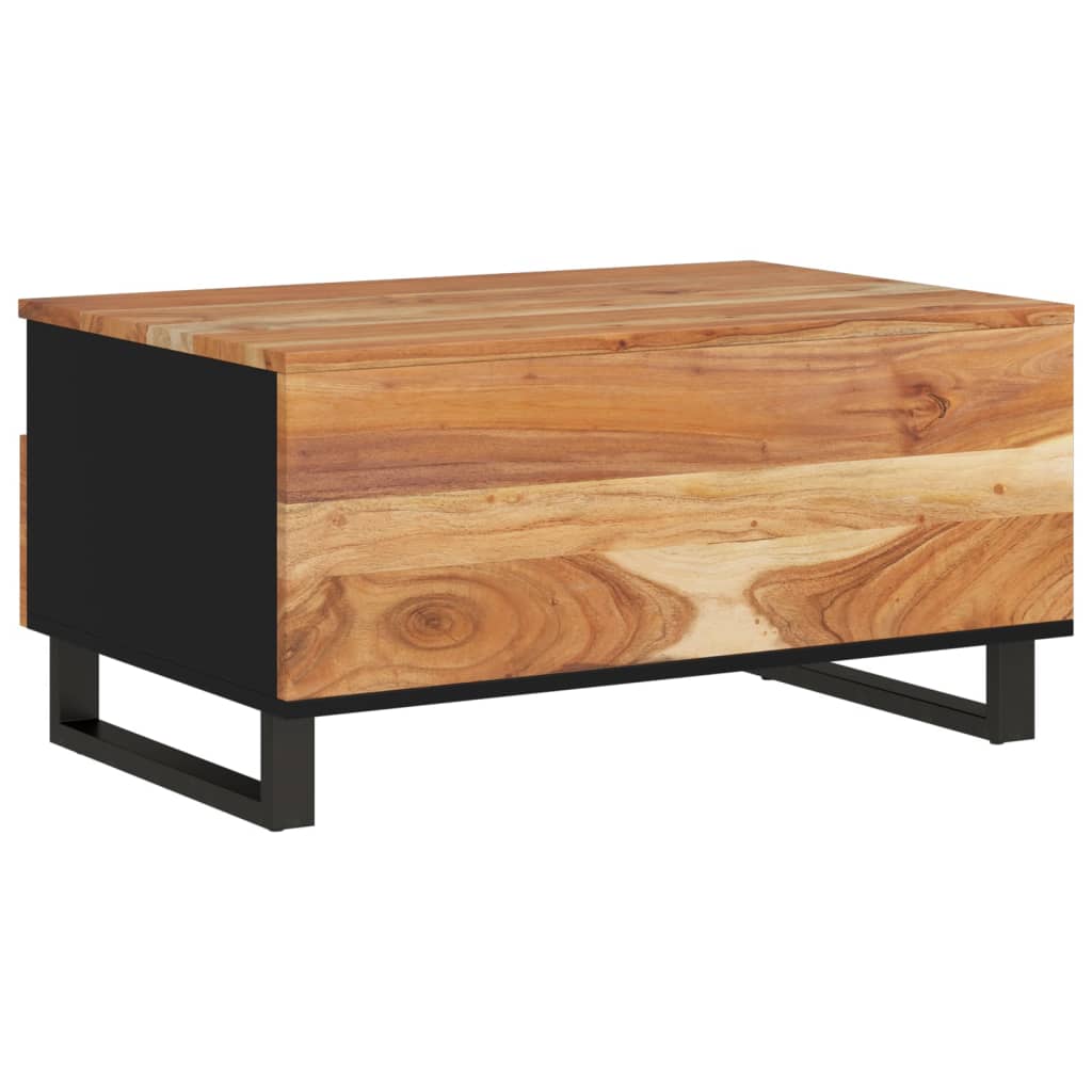 vidaXL Salontafel 80x54x40 cm massief mangohout en bewerkt hout