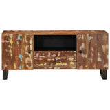 vidaXL Tv-meubel 105x33,5x46 cm massief mangohout en bewerkt hout