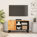 vidaXL Tv-meubel 80x33x46 cm massief mangohout en bewerkt hout