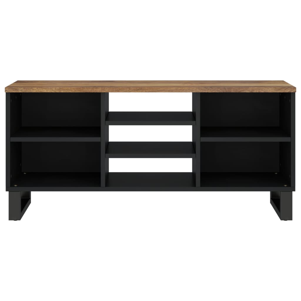 vidaXL Tv-meubel 100x33x46 cm massief mangohout en bewerkt hout