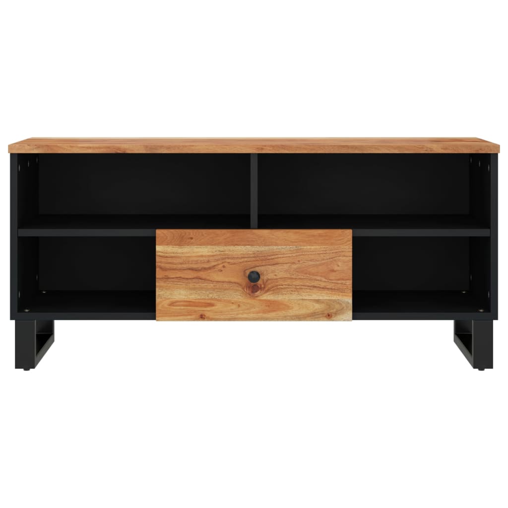 vidaXL Tv-meubel 100x33x46 cm massief mangohout en bewerkt hout