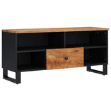 vidaXL Tv-meubel 100x33x46 cm massief mangohout en bewerkt hout
