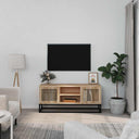 vidaXL Tv-meubel 105x30x45 cm bewerkt hout wit